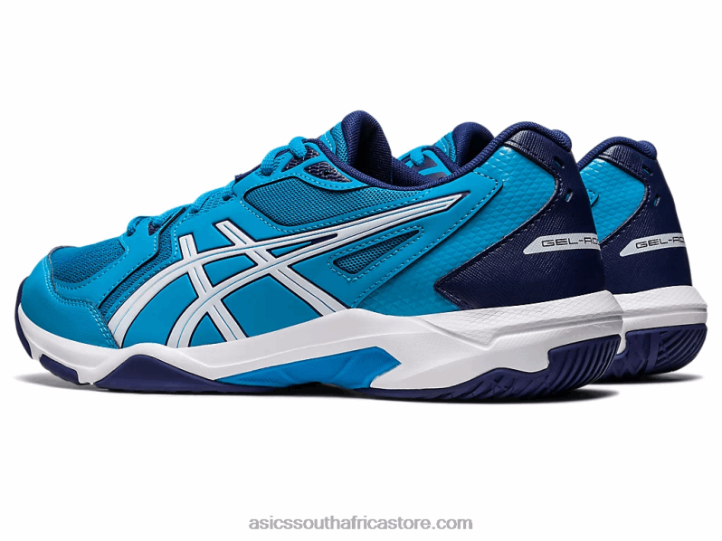 Men Asics Gel-Rocket 10 Wide LH4X0415 Island Blue/White