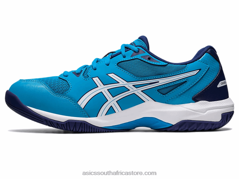 Men Asics Gel-Rocket 10 Wide LH4X0415 Island Blue/White