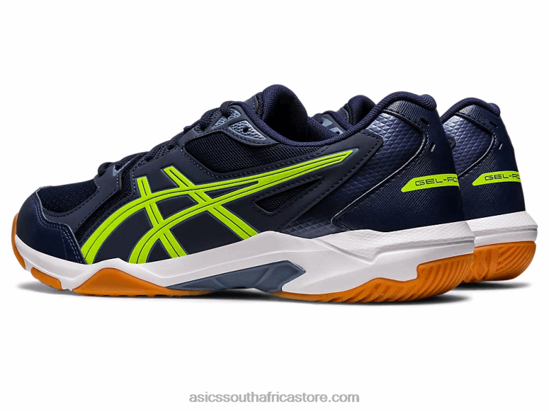 Men Asics Gel-Rocket 10 Wide LH4X0442 Midnight/Hazard Green