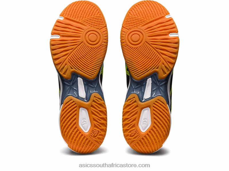 Men Asics Gel-Rocket 10 Wide LH4X0442 Midnight/Hazard Green