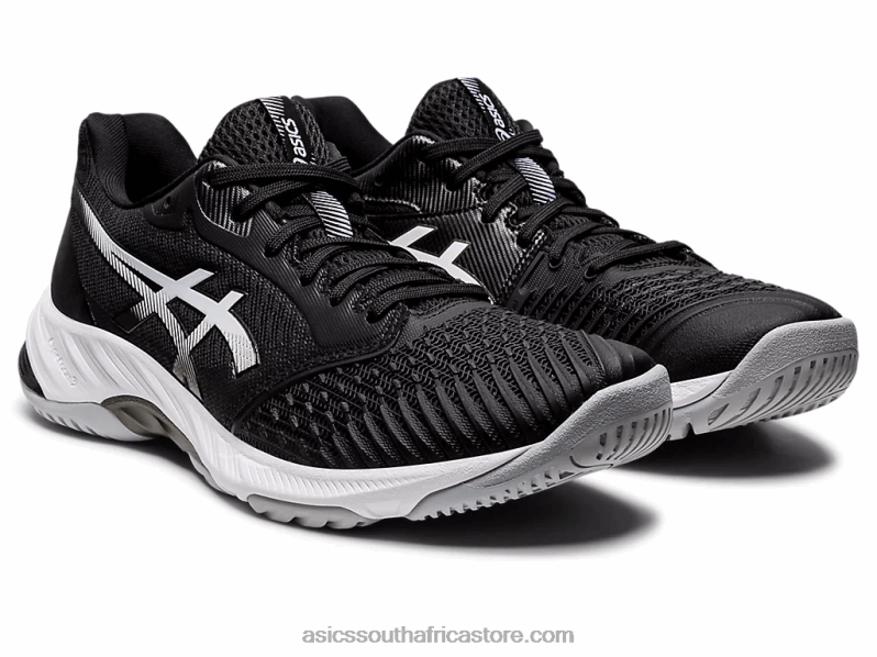 Men Asics Netburner Ballistic FF 3 LH4X01162 Black/White