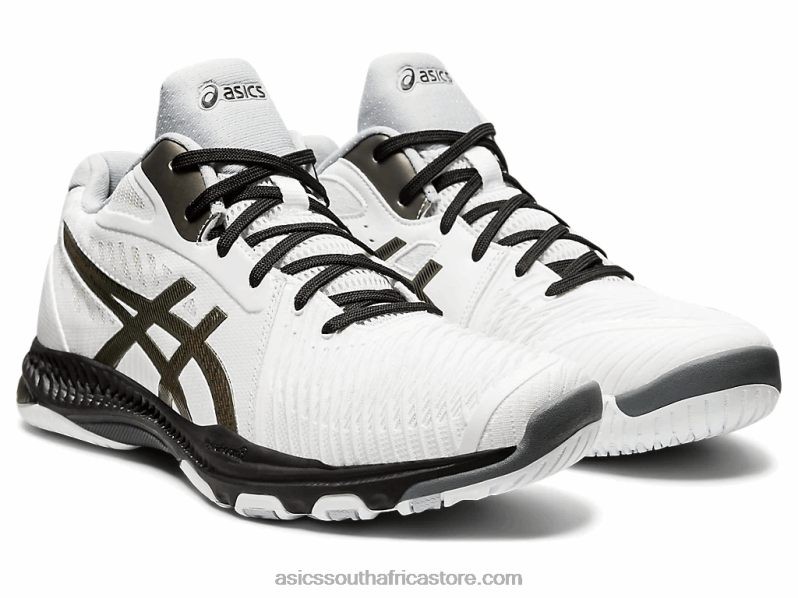 Men Asics Netburner Ballistic FF MT 2 LH4X02066 White/Gunmetal