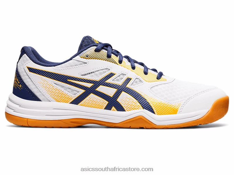 Men Asics Upcourt 5 LH4X01158 White/Deep Ocean