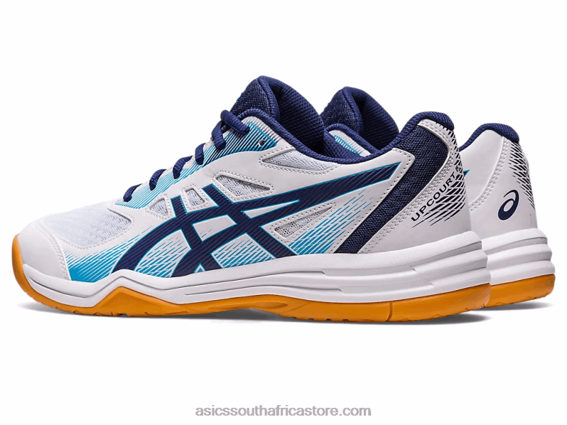 Men Asics Upcourt 5 LH4X0424 White/Indigo Blue