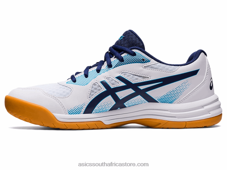 Men Asics Upcourt 5 LH4X0424 White/Indigo Blue