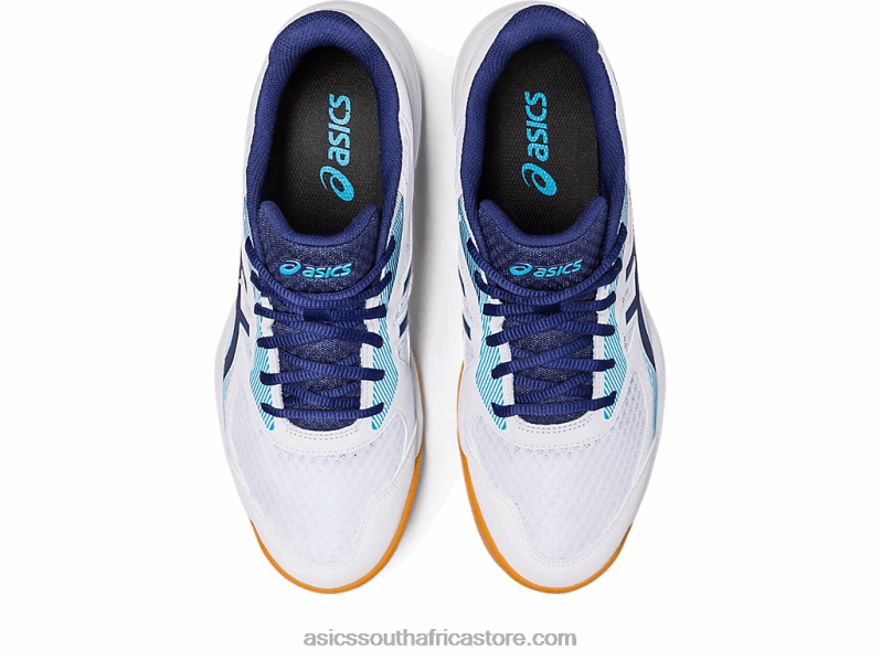 Men Asics Upcourt 5 LH4X0424 White/Indigo Blue