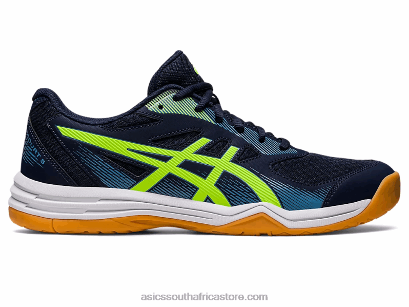 Men Asics Upcourt 5 LH4X0466 Midnight/Hazard Green