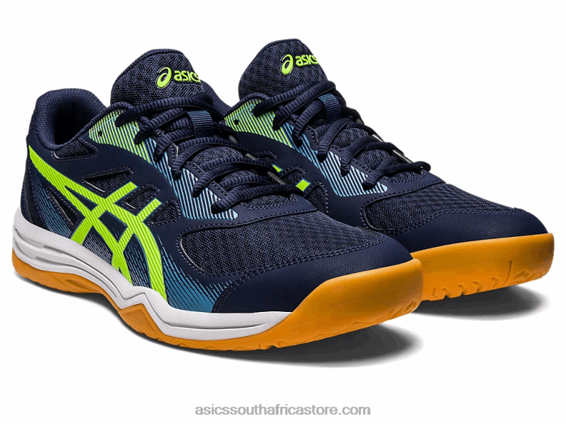 Men Asics Upcourt 5 LH4X0466 Midnight/Hazard Green
