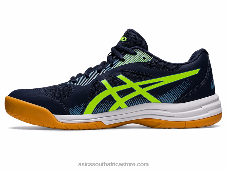 Men Asics Upcourt 5 LH4X0466 Midnight/Hazard Green