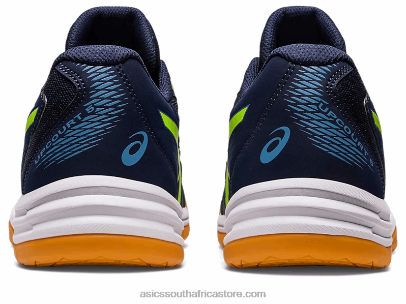 Men Asics Upcourt 5 LH4X0466 Midnight/Hazard Green