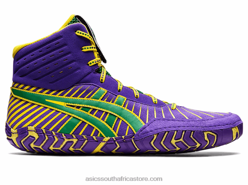 Men Asics Aggressor 4 LH4X01454 Royal Azel/Green