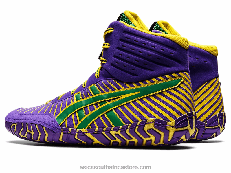 Men Asics Aggressor 4 LH4X01454 Royal Azel/Green