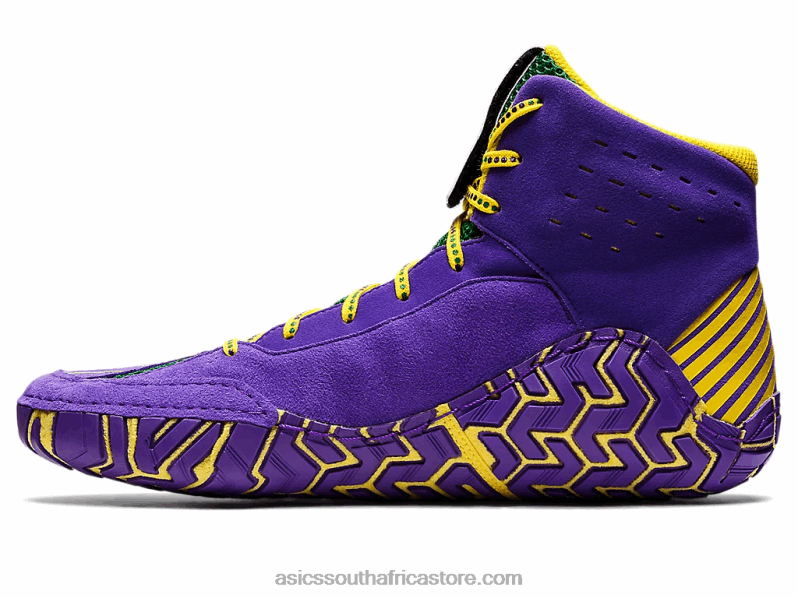 Men Asics Aggressor 4 LH4X01454 Royal Azel/Green