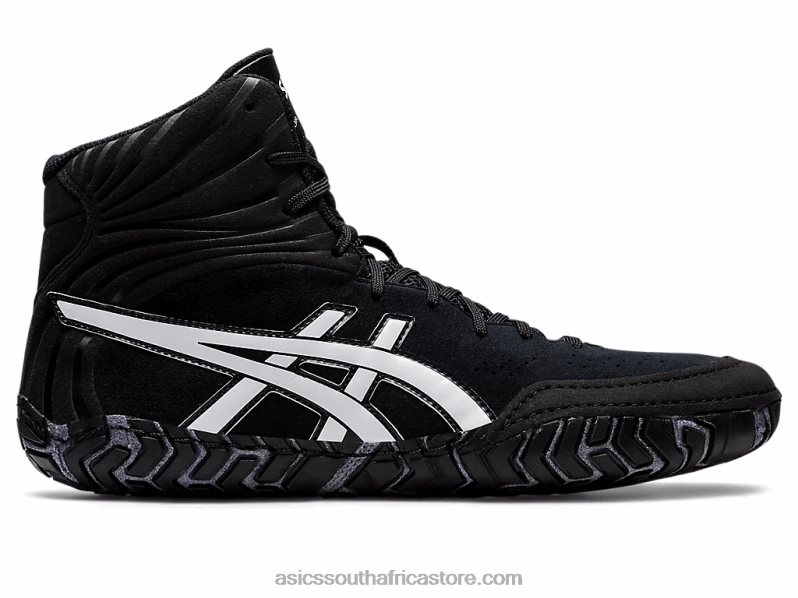 Men Asics Aggressor 5 LH4X01089 Black/White