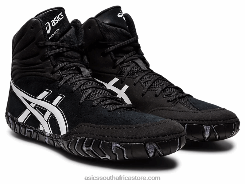 Men Asics Aggressor 5 LH4X01089 Black/White