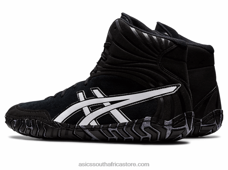 Men Asics Aggressor 5 LH4X01089 Black/White
