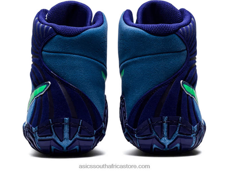 Men Asics Aggressor 5 LH4X01126 Azure/New Leaf