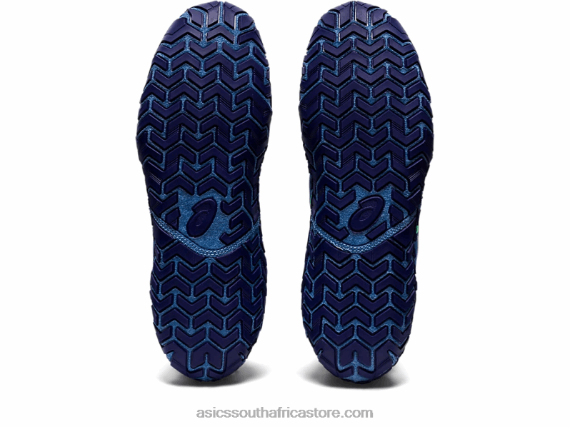 Men Asics Aggressor 5 LH4X01126 Azure/New Leaf