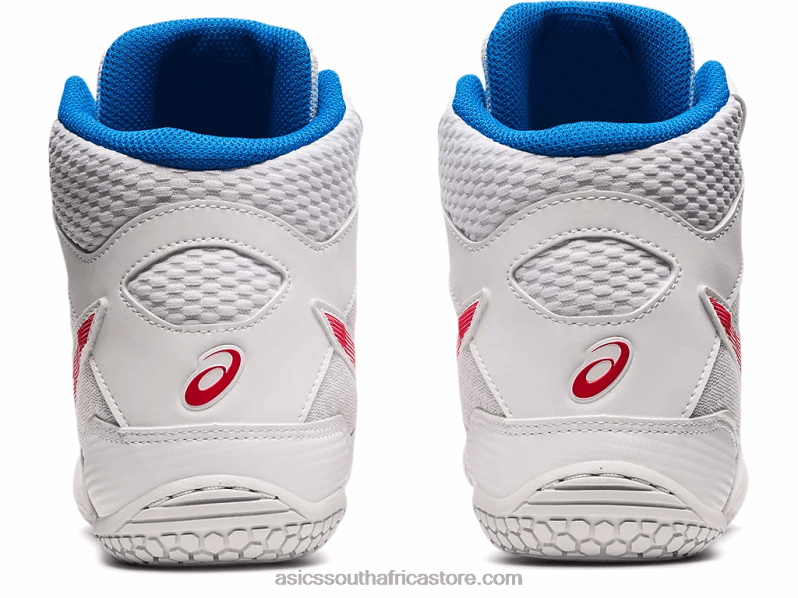 Men Asics Matcontrol 2 LH4X01827 White/Electric Red