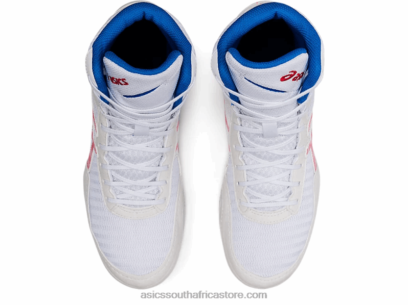 Men Asics Matcontrol 2 LH4X01827 White/Electric Red