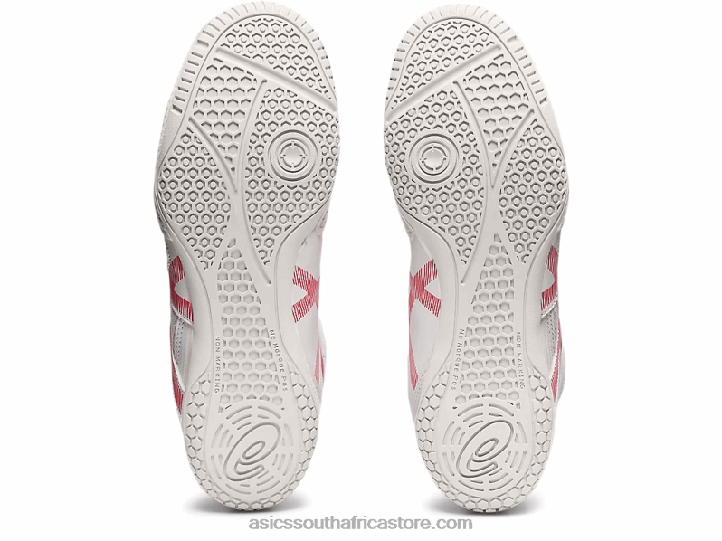 Men Asics Matcontrol 2 LH4X01827 White/Electric Red