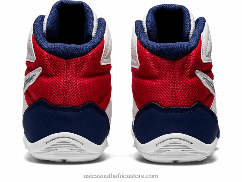 Men Asics Matflex 6 LH4X01141 White/Deep Ocean