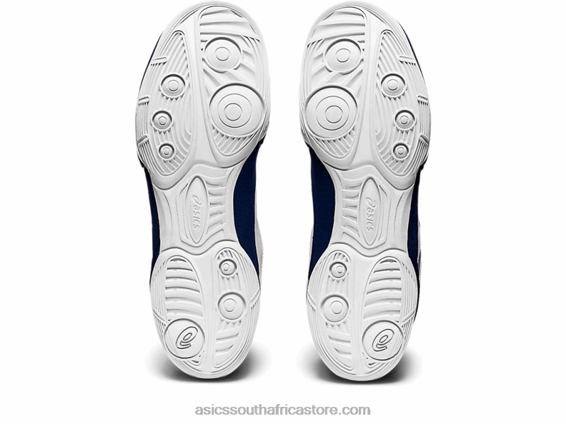 Men Asics Matflex 6 LH4X01141 White/Deep Ocean