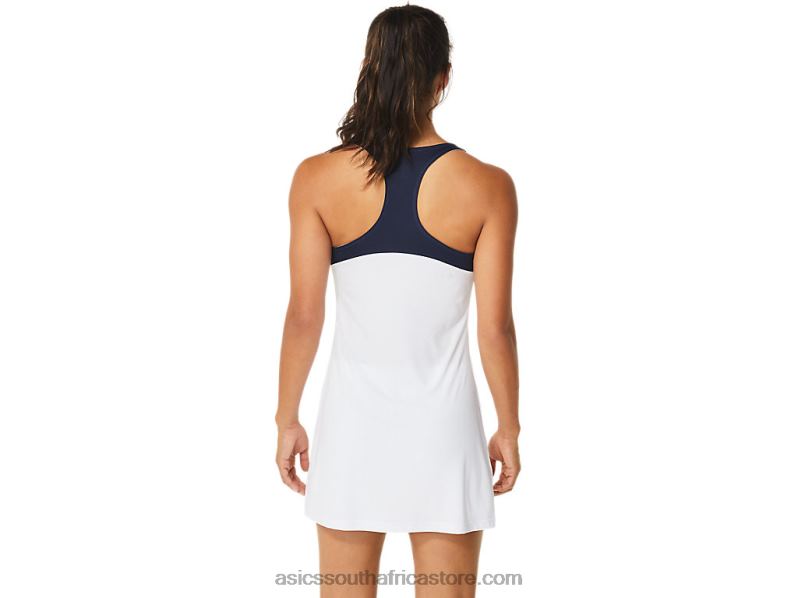 Women Asics Court Dress LH4X02554 Brilliant White/Midnight