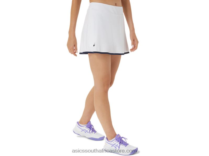Women Asics Court Skort LH4X02484 Brilliant White