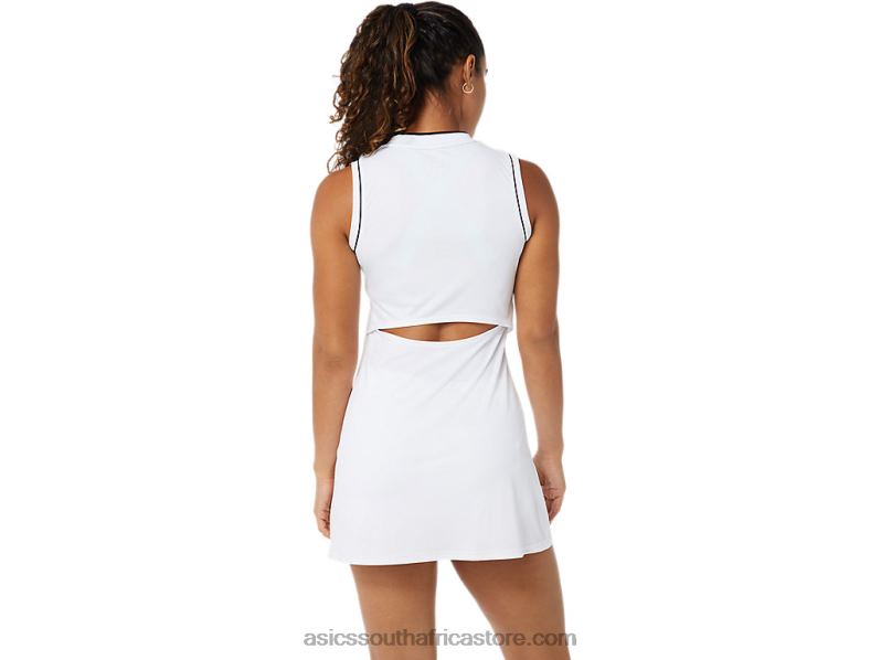 Women Asics Dress LH4X03481 Brilliant White