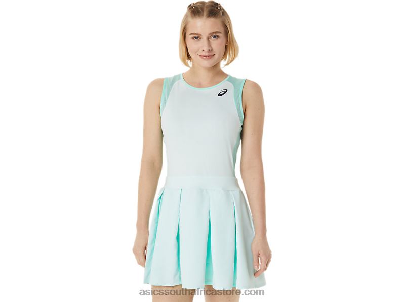 Women Asics Match Dress LH4X03023 Soothing Sea