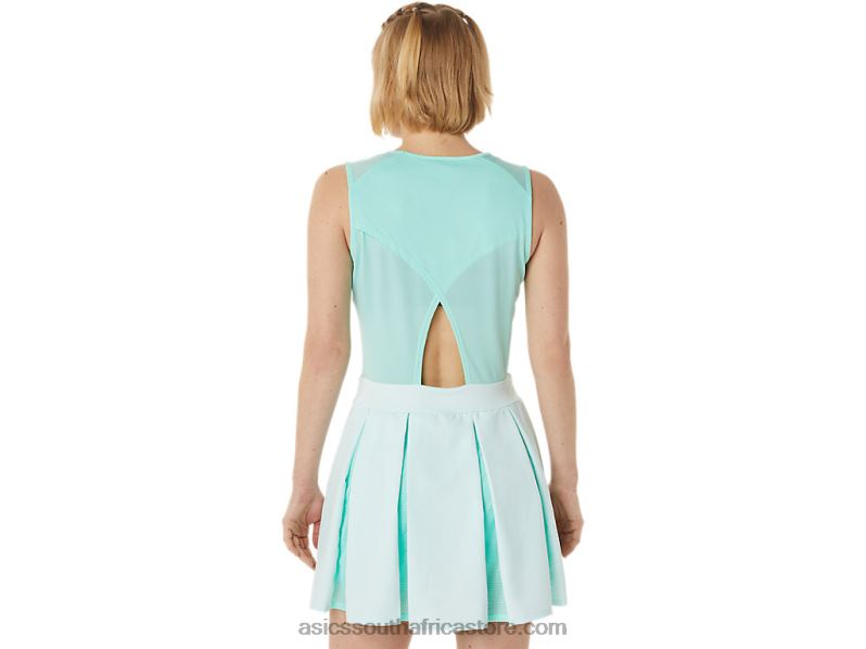 Women Asics Match Dress LH4X03023 Soothing Sea