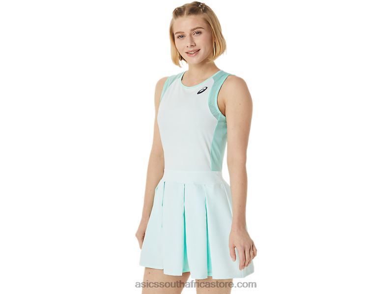 Women Asics Match Dress LH4X03023 Soothing Sea