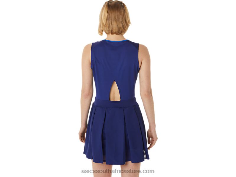 Women Asics Match Dress LH4X03042 Dive Blue