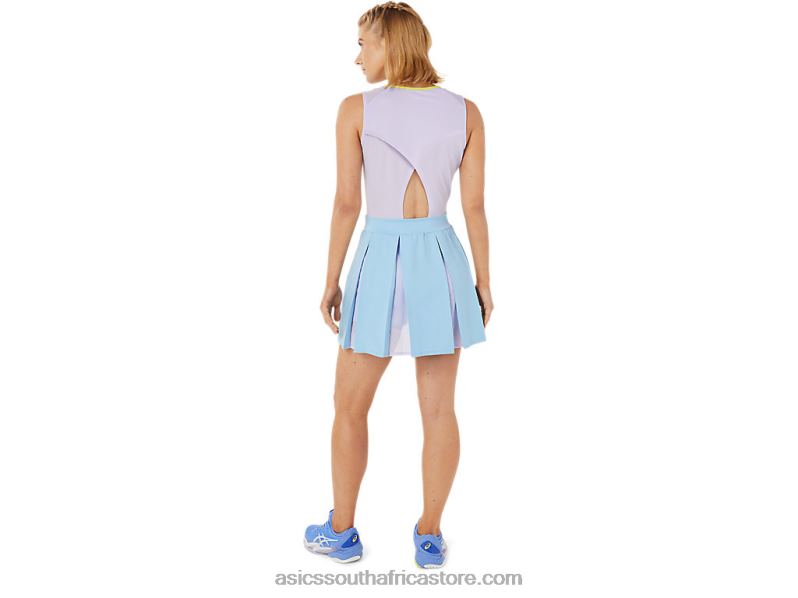 Women Asics Match Dress LH4X03504 Arctic Sky