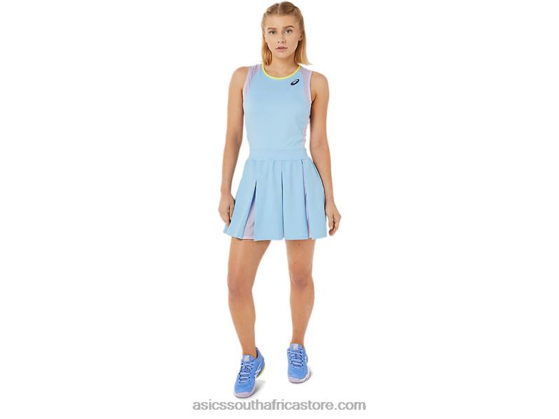 Women Asics Match Dress LH4X03504 Arctic Sky