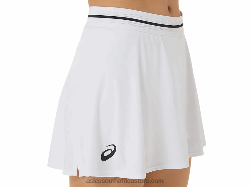 Women Asics Match Skort LH4X02508 Brilliant White