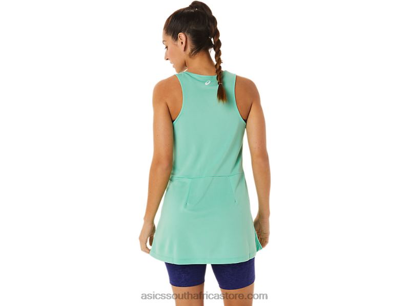 Women Asics New Strong 92 Dress LH4X03062 Seafoam