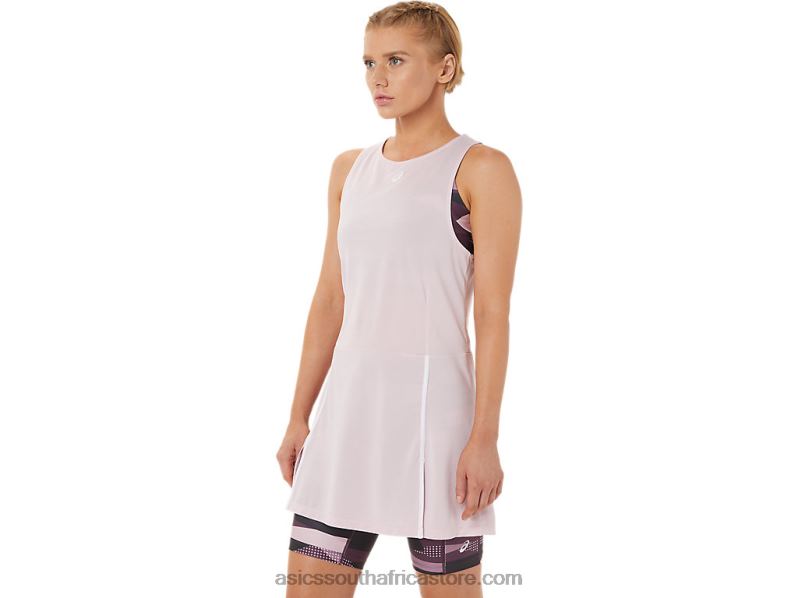 Women Asics New Strong 92 Dress LH4X03278 Barely Rose