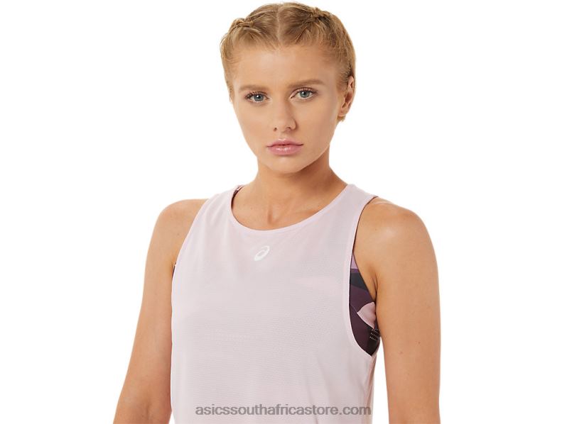 Women Asics New Strong 92 Dress LH4X03278 Barely Rose