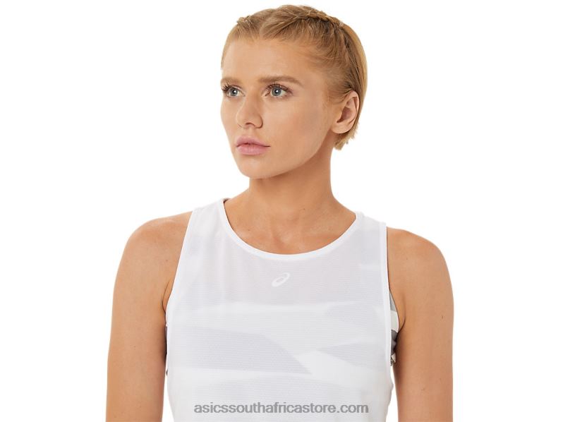 Women Asics New Strong 92 Dress LH4X03283 Brilliant White