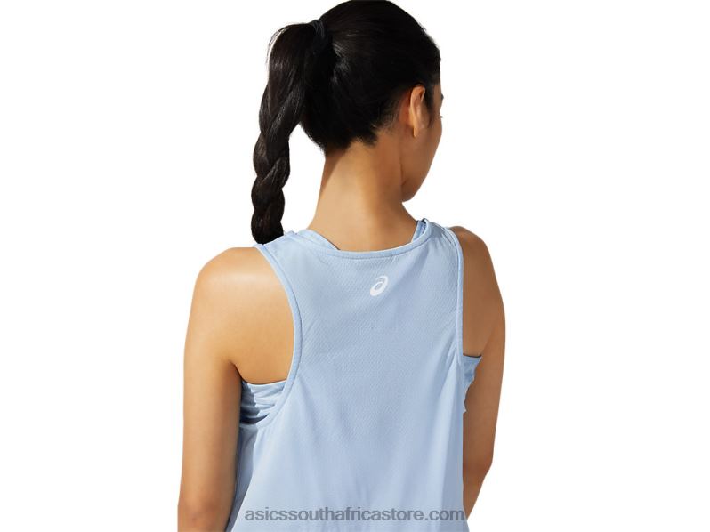 Women Asics New Strong 92 Dress LH4X03846 Mist Print