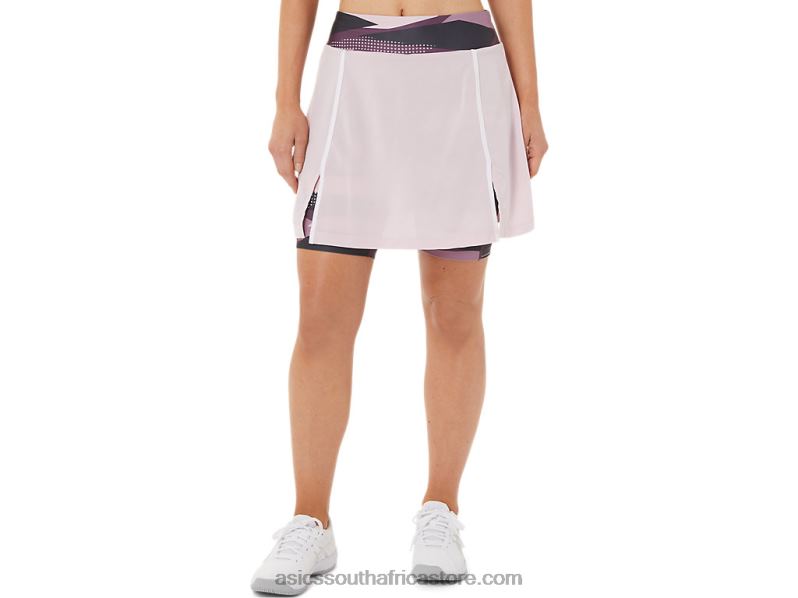 Women Asics New Strong 92 Skort LH4X03277 Barely Rose