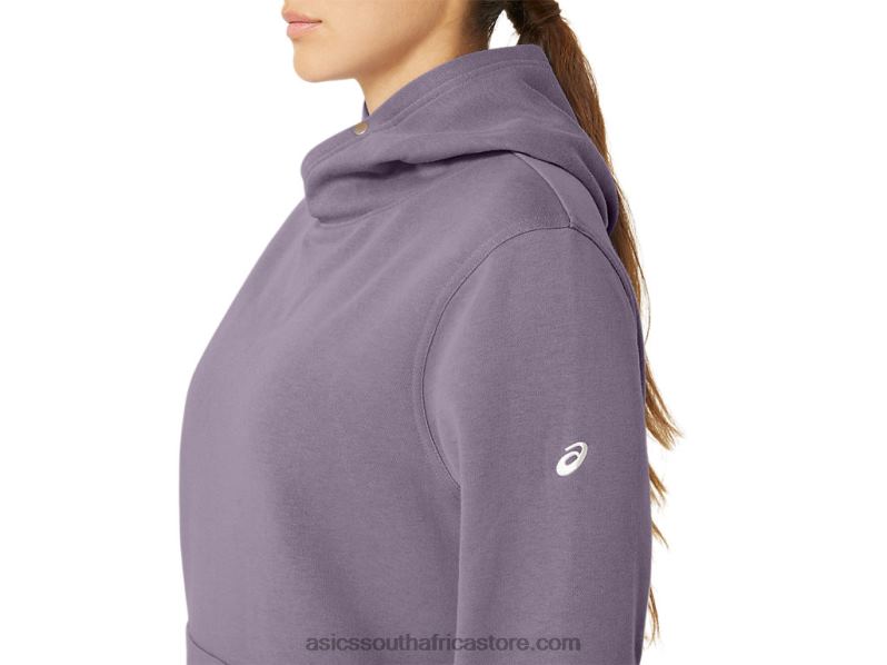 Women Asics Sunday Sana Fleece Hoodie LH4X02156 Violet Quartz