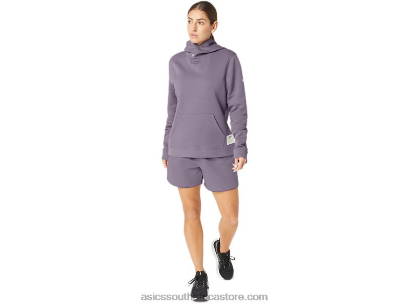 Women Asics Sunday Sana Fleece Hoodie LH4X02156 Violet Quartz