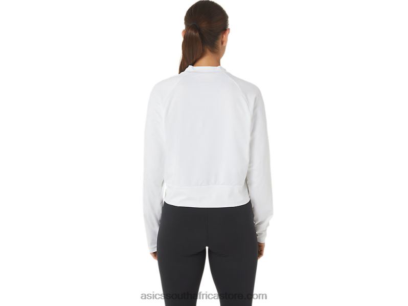 Women Asics The New Strong Repurposed Pullover LH4X02690 White
