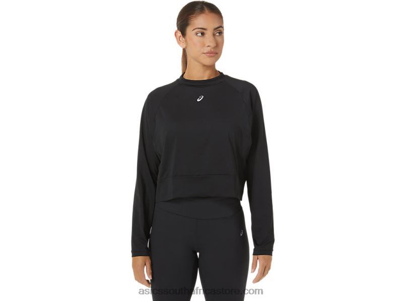Women Asics The New Strong Repurposed Pullover LH4X02693 Black