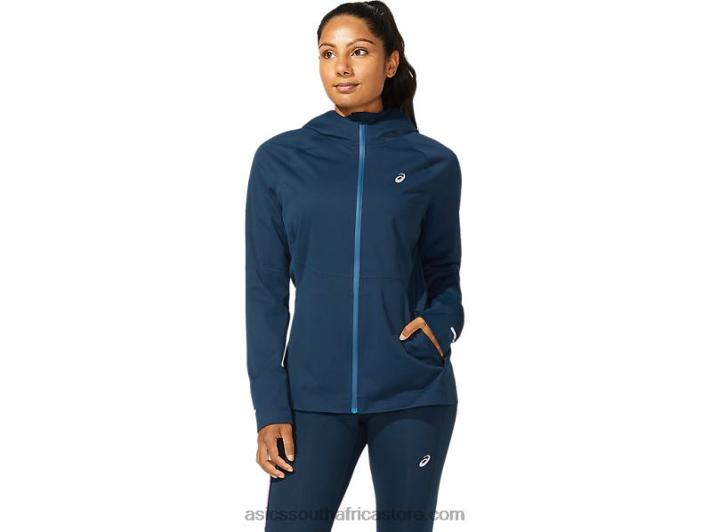 Women Asics Accelerate Jacket LH4X04050 French Blue