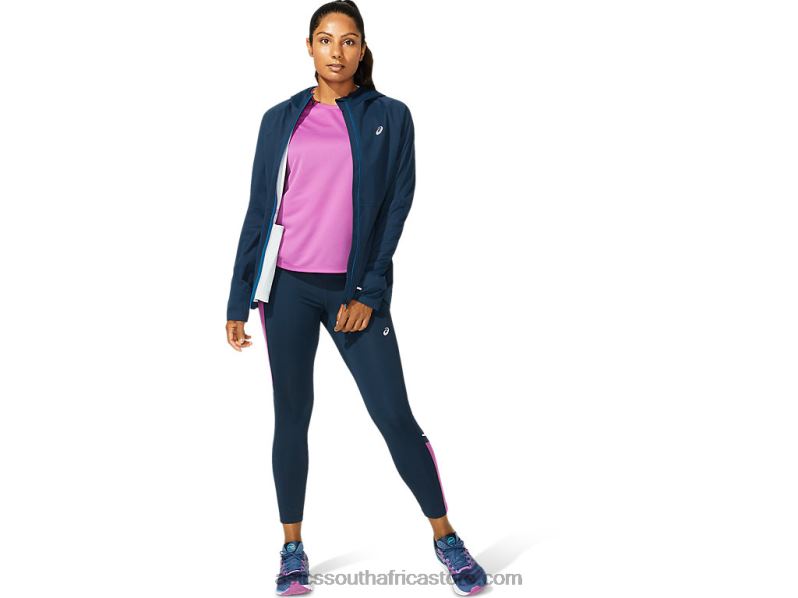 Women Asics Accelerate Jacket LH4X04050 French Blue