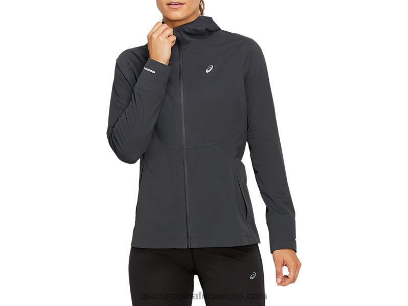 Women Asics Accelerate Jacket LH4X04144 Graphite Grey